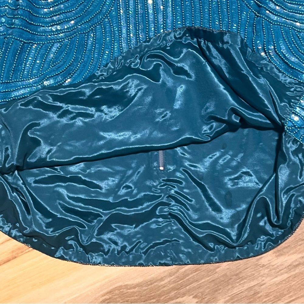 Vintage Talbots Joan Leslie sequins Silk Blouse size medium - Picture 7 of 12